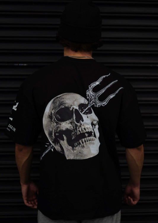 MEMENTO DOLOR TEE IN BLACK