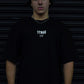 STRVE TO CONQUER TEE IN BLACK